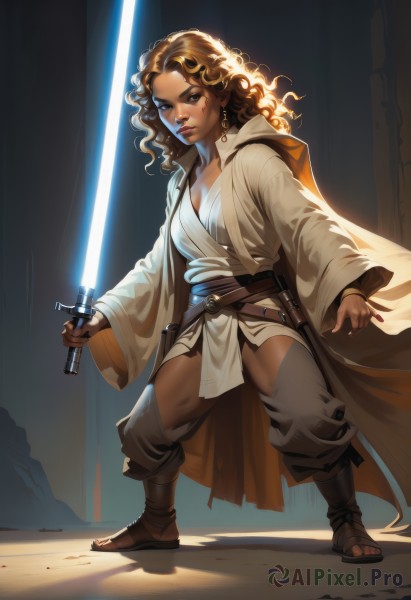 A delightful capture of a female within dynamic scene