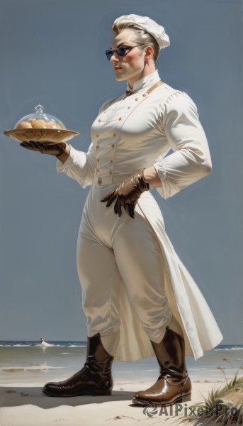 A male portrayed in a refreshing day