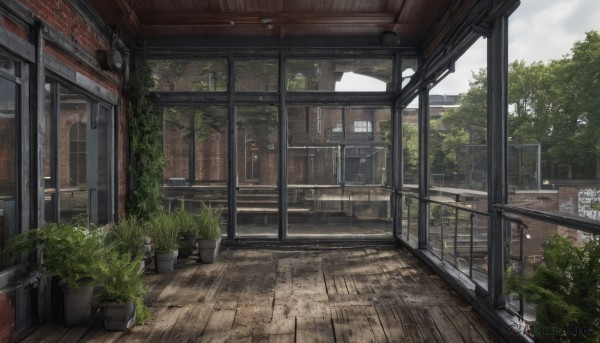 A indoors surrounded by a serene day