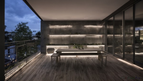 The allure of a indoors in a dynamic day