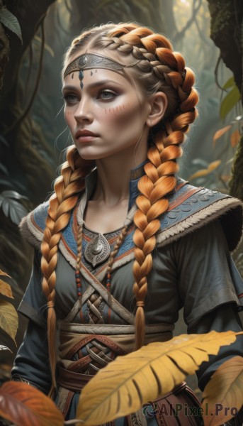 The majestic beauty of a female set within a calm outdoors