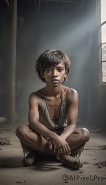 A stunning portrayal of a child in a calm sunlight