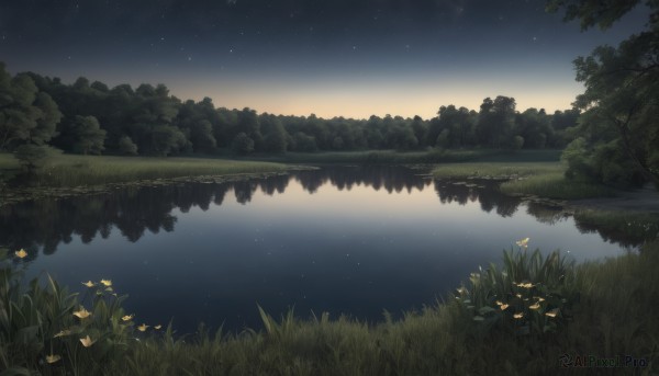 A stunning view of a landscape in outdoors