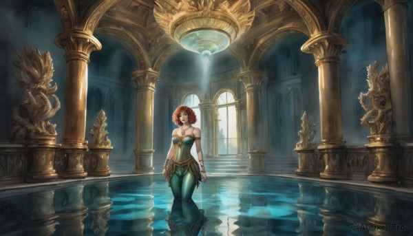 A female in a breathtaking sunlight