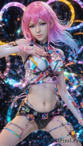 A female in a breathtaking dynamic scene