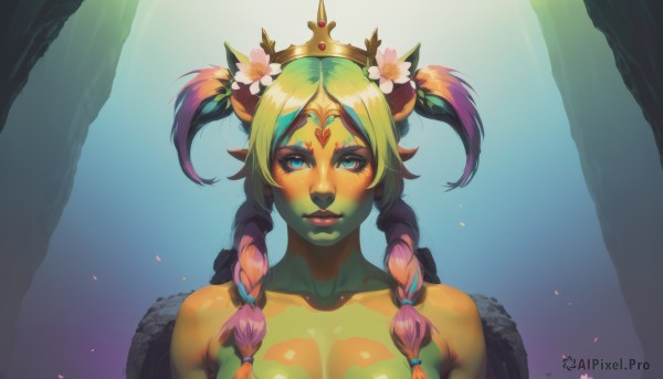 A female in a dynamic dynamic scene