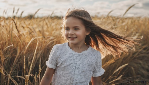The allure of a female in a majestic day