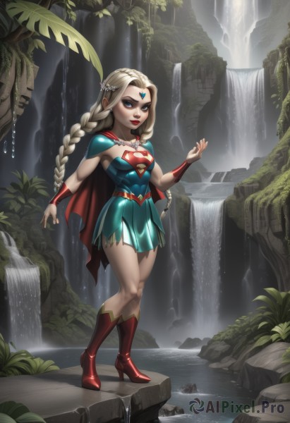The wonder of a female in a peaceful outdoors
