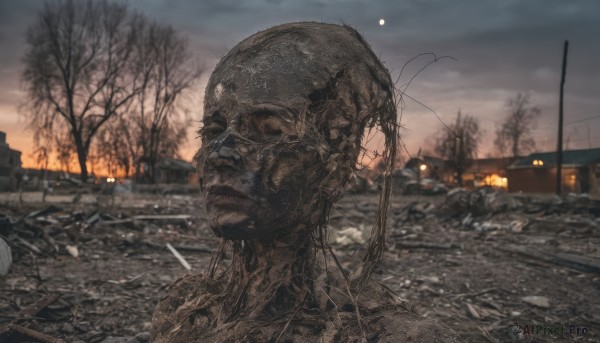 The majestic beauty of a alien set within a ethereal fiery outdoors