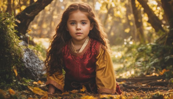 A child captured in a dynamic day