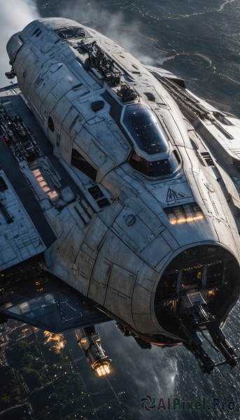 The timeless beauty of a spacecraft in a picturesque outdoors