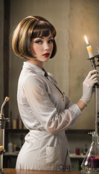 A breathtaking view of a female in dynamic scene