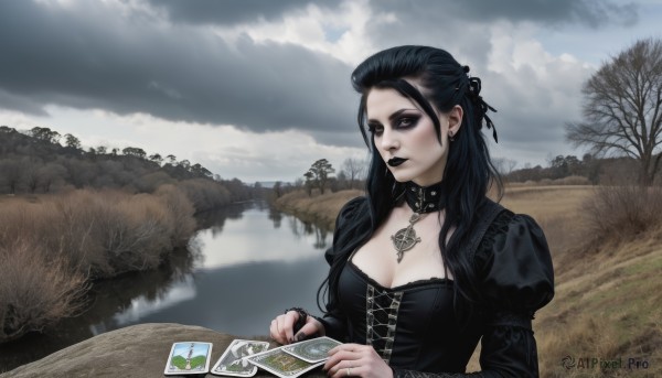 The elegance of a female in a ethereal day