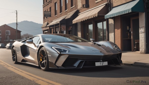 A graceful view of a motor vehicle in day