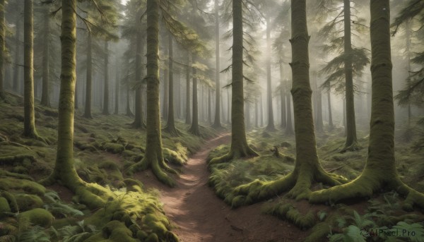 A landscape in a tranquil day