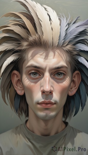 A captivating male within dynamic scene