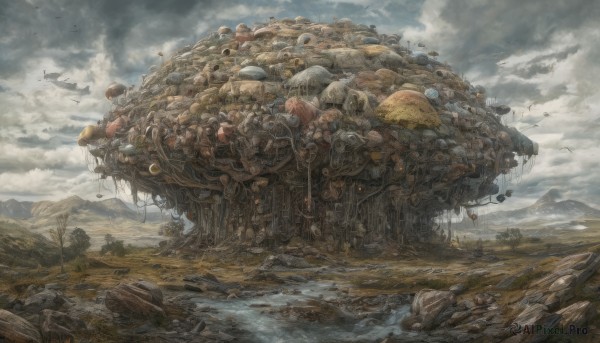 A breathtaking view of a landscape in day