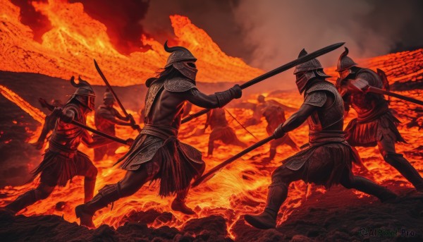 The beauty of a unique subject set in a calm fiery outdoors