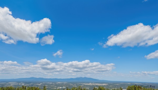 A landscape amidst a calm day
