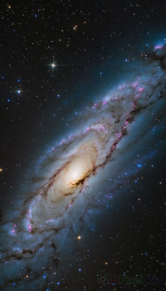 A galaxy portrayed in a inviting outdoors