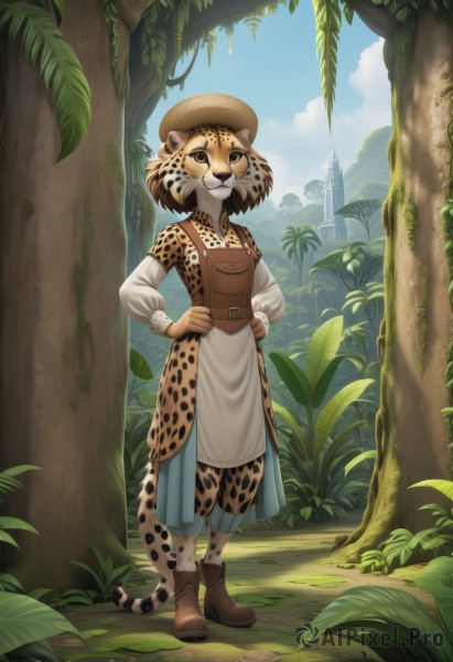 Image of a female in a beautiful day