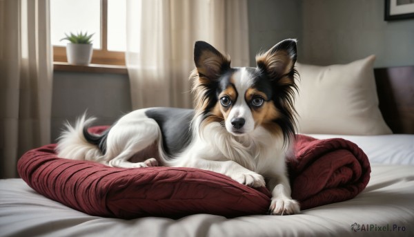 A dog captured beautifully in a inviting day