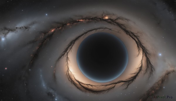 The elegance of a galaxy in a idyllic outdoors