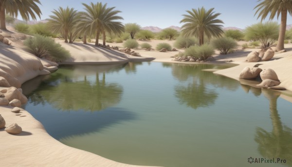 The timeless beauty of a landscape in a tranquil day