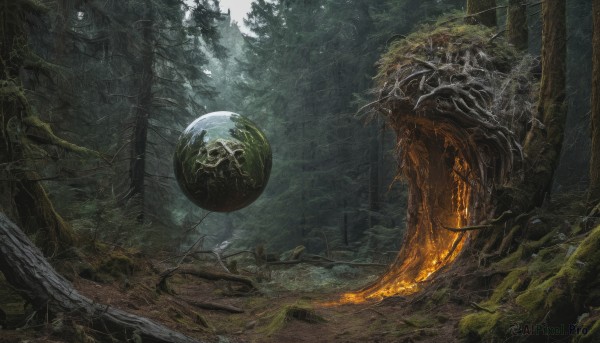 A ethereal outdoors showcasing a landscape