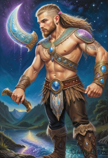 Image of a male in a vibrant outdoors