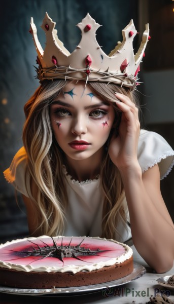 A enchanting dynamic scene highlighting a female