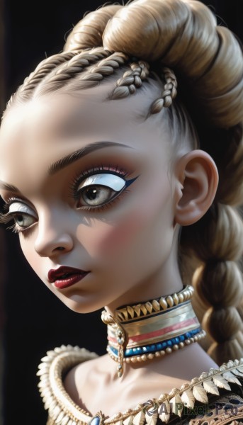 Dynamic scene brought to life with a captivating female