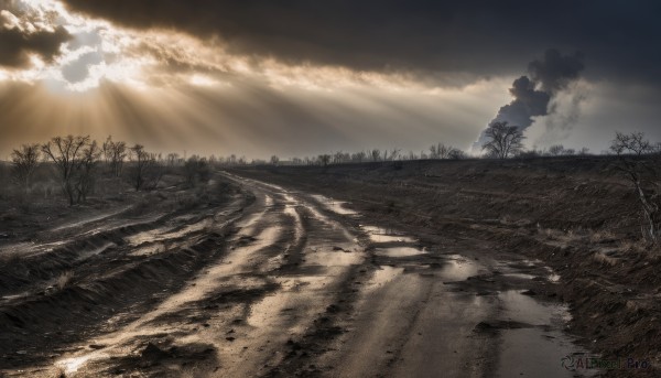 The majestic beauty of a landscape set within a calm day