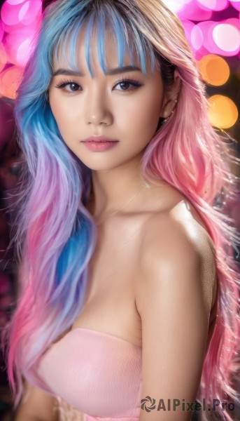 A female portrayed in a refreshing dynamic scene