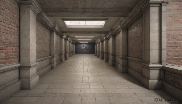 indoors,no humans,window,night,shadow,scenery,stairs,door,wall,brick wall,pillar,hallway,sunlight,tiles,light,tile floor,arch,column,stone floor,brick floor,stone stairs