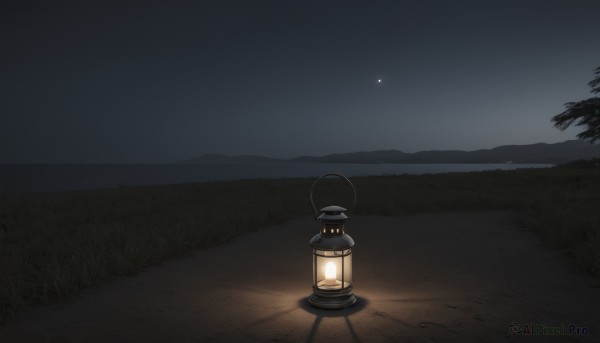 A landscape portrayed in a refreshing outdoors