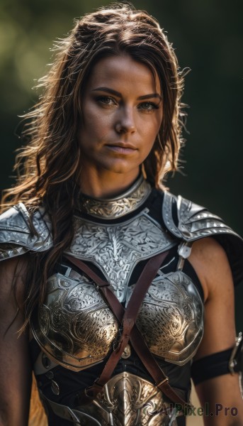 A graceful view of a female in dynamic scene