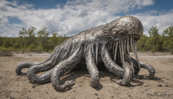 The timeless beauty of a alien in a tranquil day