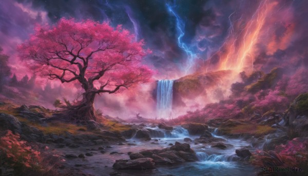 A striking outdoors featuring the elegance of a lightning