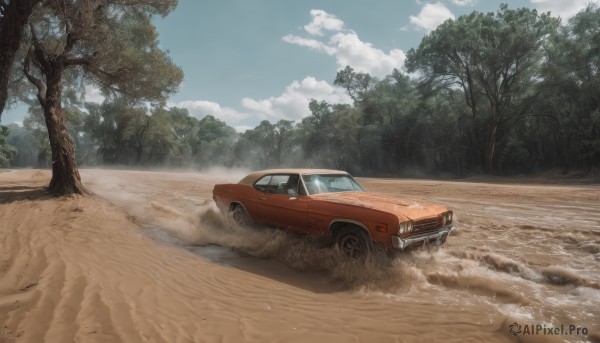 The allure of a motor vehicle in a dynamic day