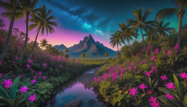 The charm of a unique subject in a tranquil sunset outdoors
