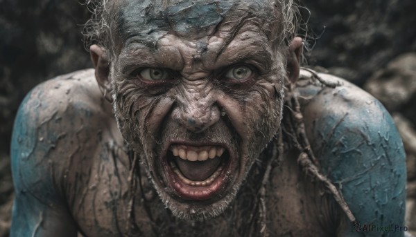 A male captured in a dynamic dynamic scene