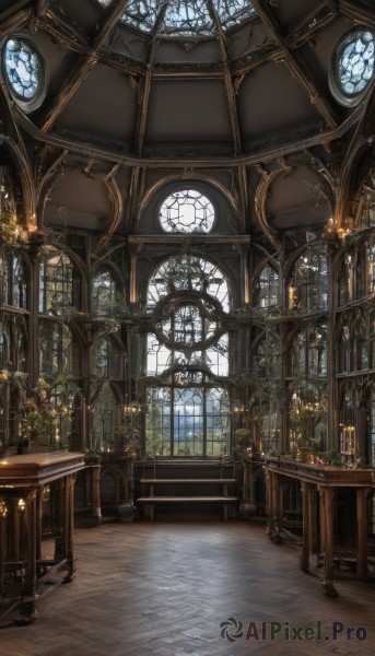 A magnificent indoors within fiery day