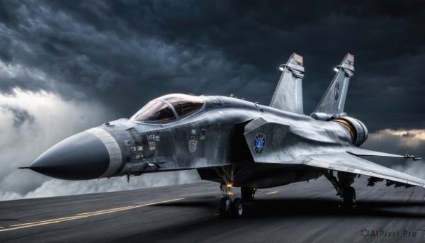 multiple boys,sky,cloud,signature,military,no humans,helmet,cloudy sky,smoke,flying,science fiction,realistic,aircraft,emblem,military vehicle,airplane,pilot suit,vehicle focus,ship,contrail,jet,missile,fighter jet,pilot,fire,bomb