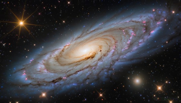 A striking outdoors featuring the elegance of a galaxy