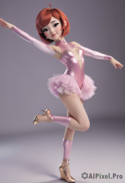 A dynamic view of a female in dynamic scene