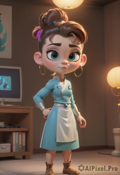 A child captured in a enchanting dynamic scene