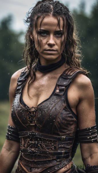 A female showcased in a bold dynamic scene