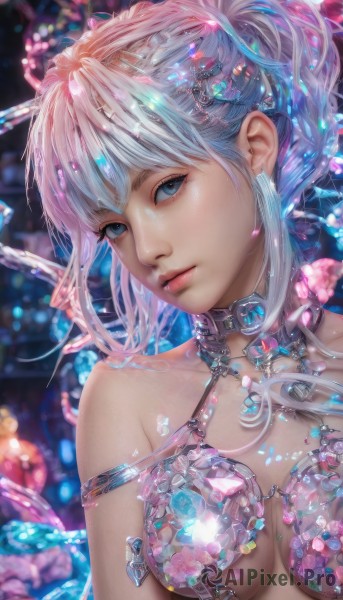 A breathtaking view of a female in dynamic scene
