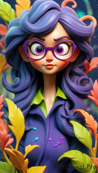 The serene presence of a female in a lush dynamic scene